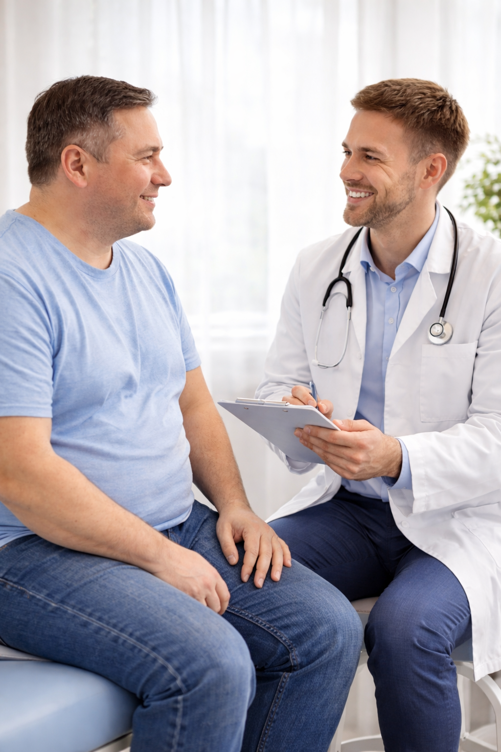 Consultation médicale en cours